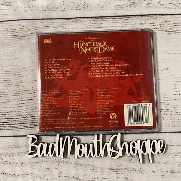 Disney. The Hunchback of Notre Dame (Music from the Motion Picture) - CD (1996) - Picture 2 of 4